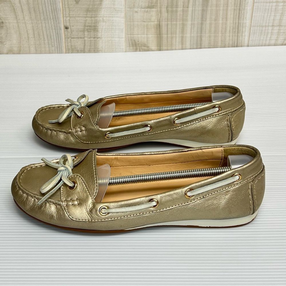 🔥 Closet clear Out 🔥. Cole Haan Metallic Loafers - Picture 4 of 8